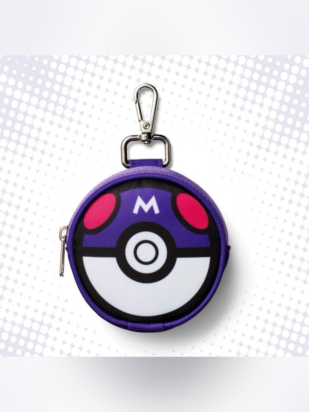 Master Ball bag charm - Purple, White, Black, Pink